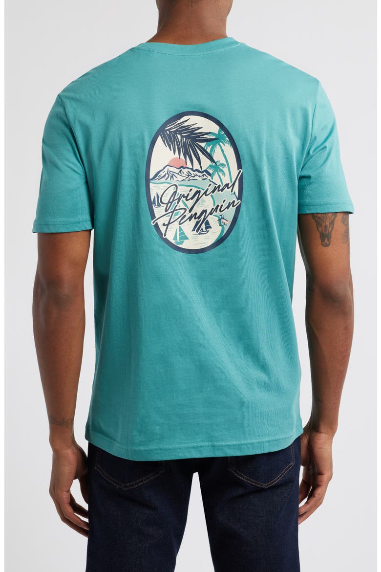 Organic Cotton Jersey T-Shirt, Alternate, color, TEAL
