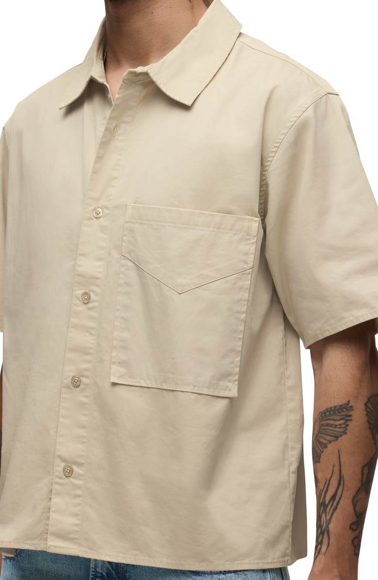 Hudson Jeans Rex Short Sleeve Button-Up Shirt, Alternate, color,