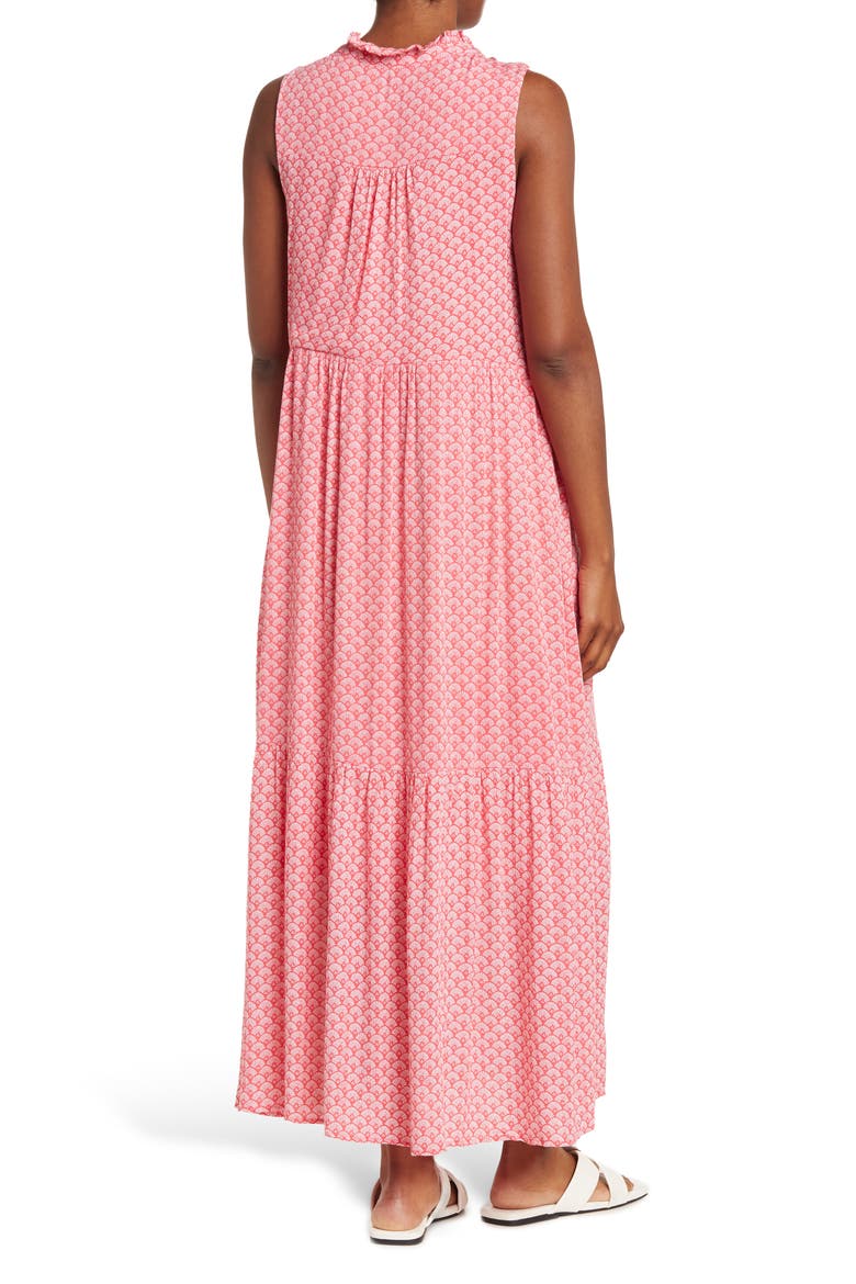 Sunny Day Tiered Maxi Dress, Alternate, color, SUGARSHACK SHL CORAL