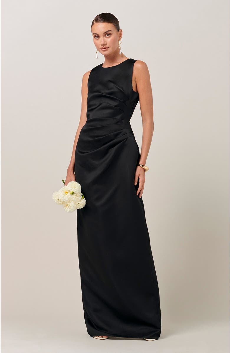 BWLDR Estrella Gown, Alternate, color, Black