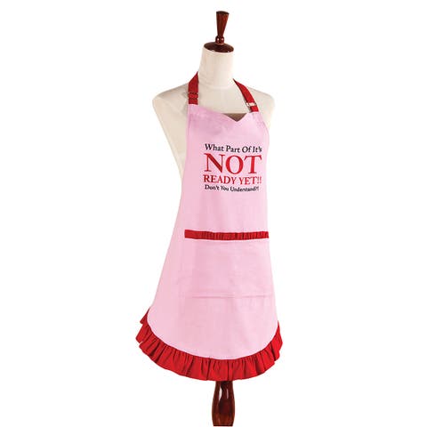 Not Ready Yet Adult Kitchen Apron