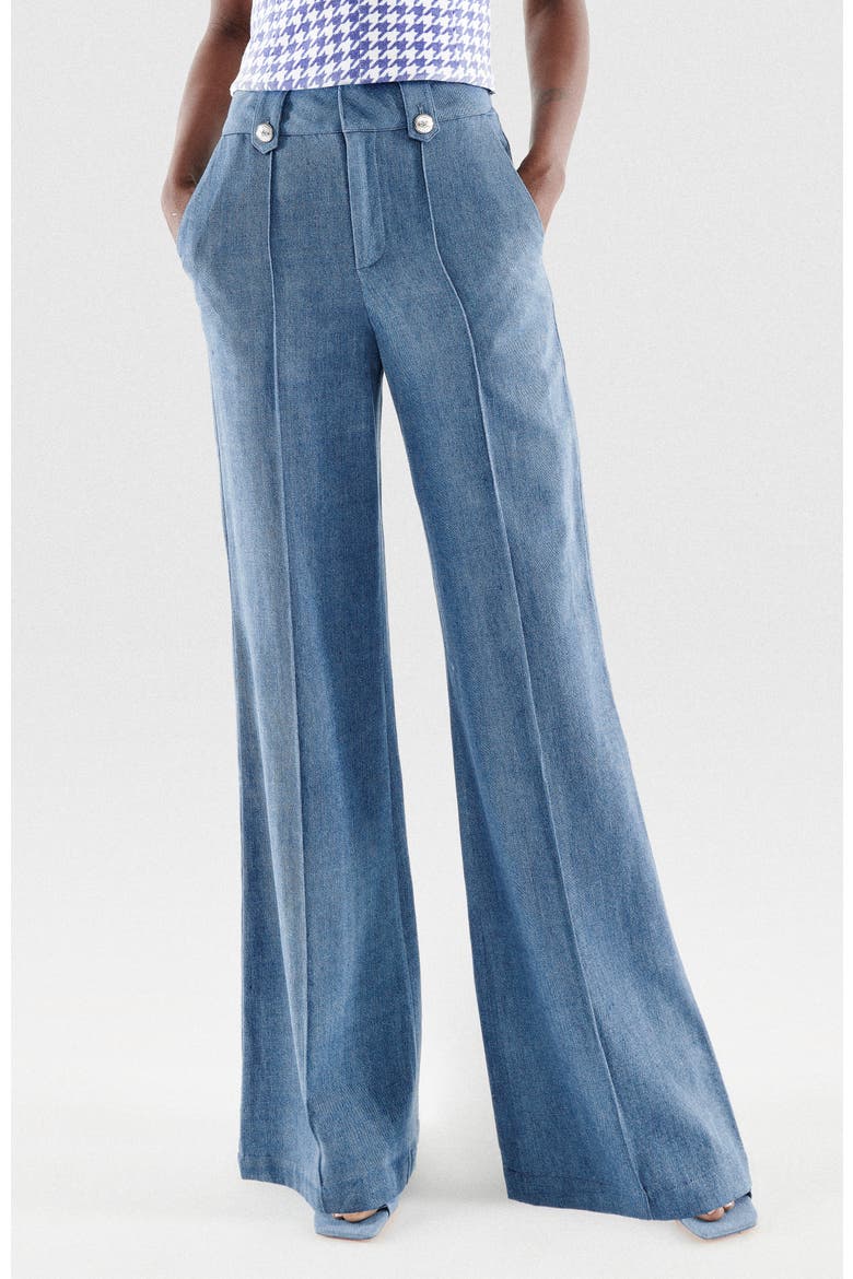 Dominga Denim Trousers, Main, color, Denim