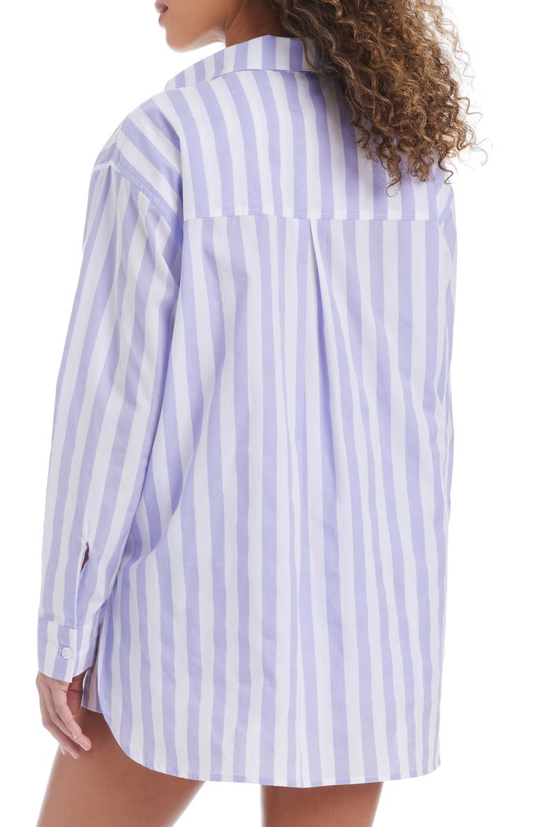 Sanctuary Oversize Beach Button-Down Cover-Up, Alternate, color, 
