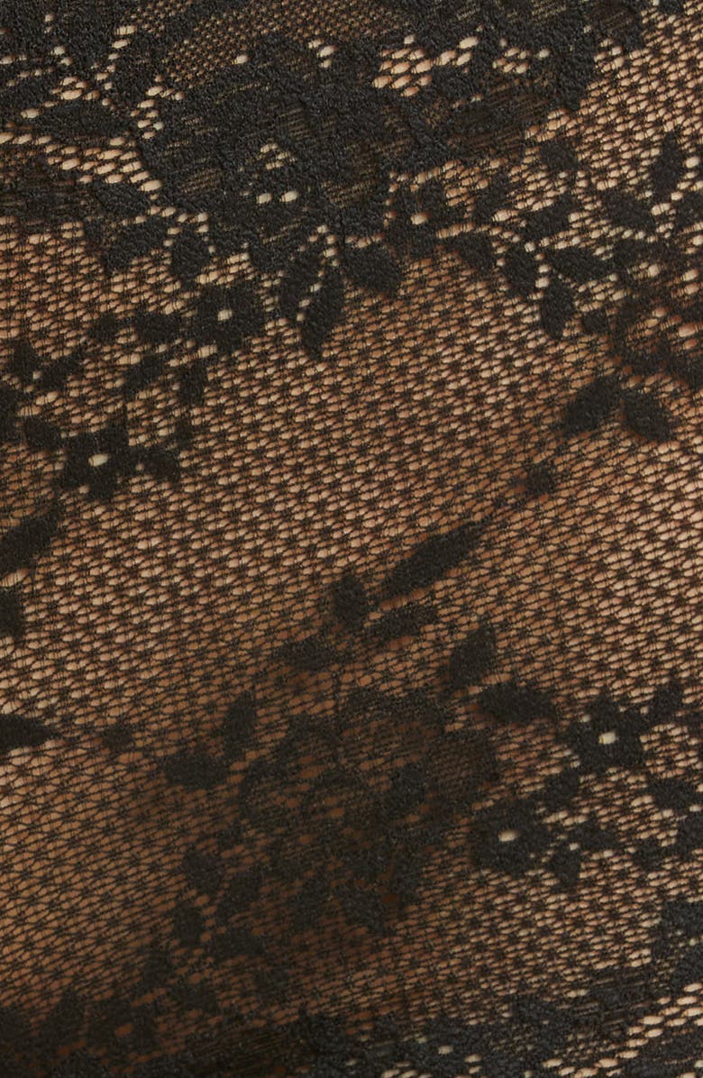 Natori Heavenly Lace Boyshorts, Alternate, color, Black