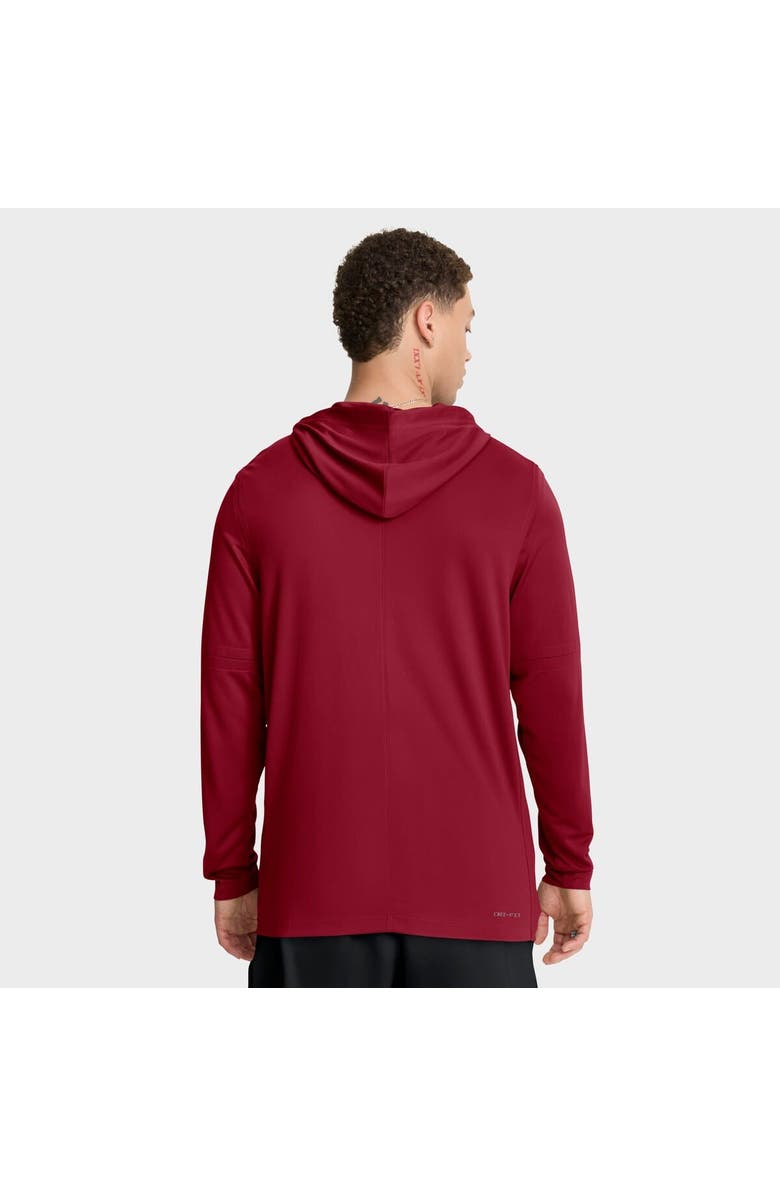 Nike Men's Nike Cardinal USC Trojans 2025 Sideline Performance Long Sleeve Hoodie T-Shirt, Alternate, color, Cardinal
