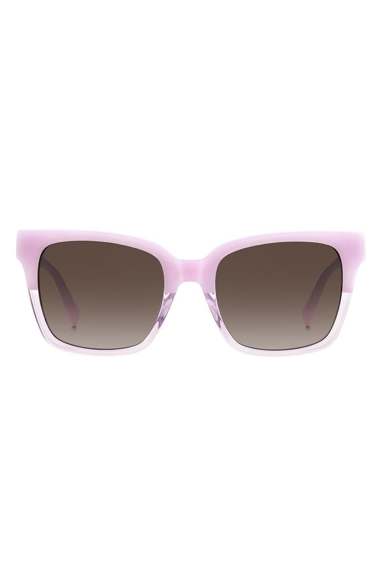 Kate Spade New York harlow 55mm square sunglasses, Main, color, Violet