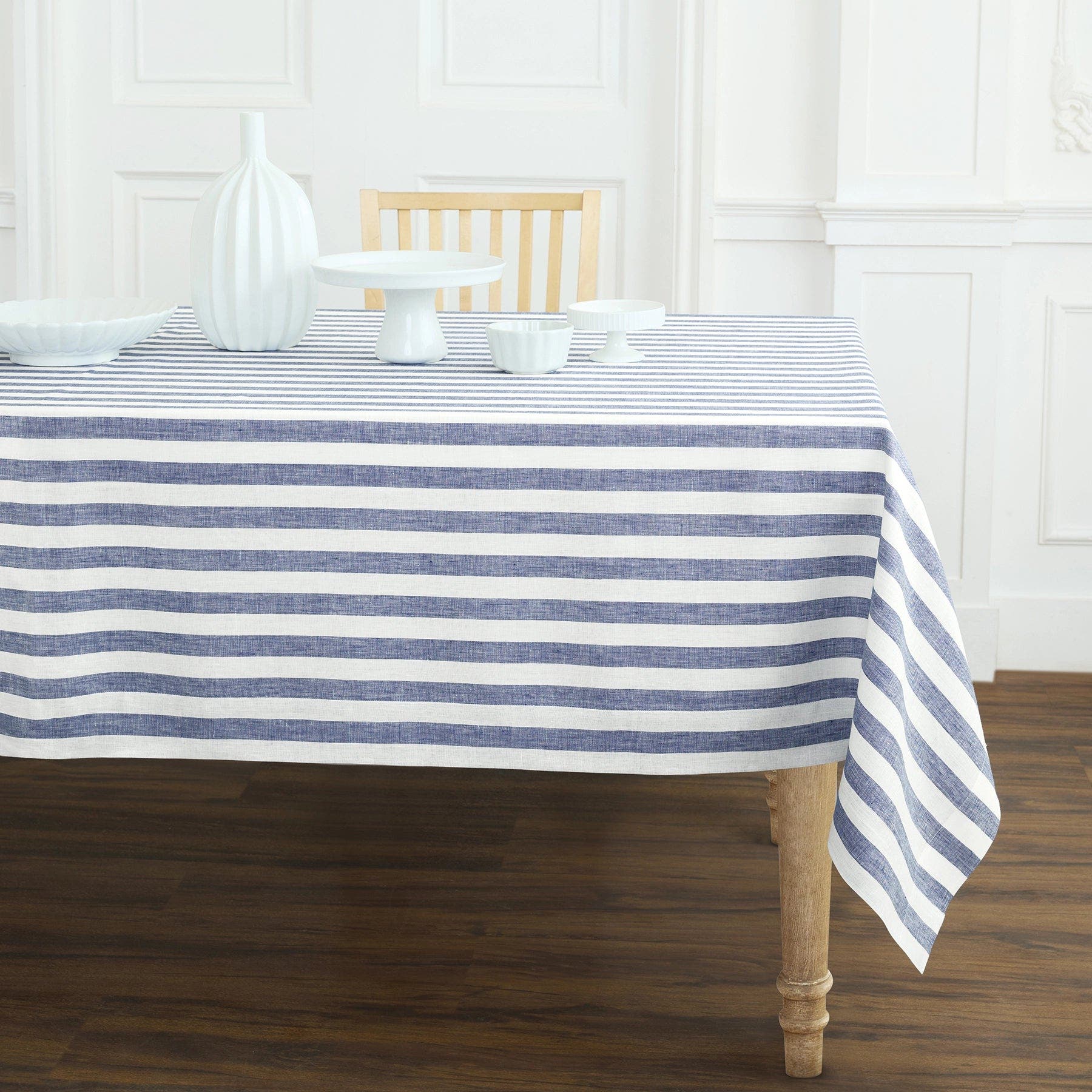 Navy and White