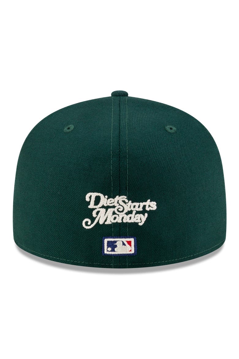 x Diet Starts Monday Washington Nationals Fitted Wool Twill Baseball Cap, Alternate, color, GREEN