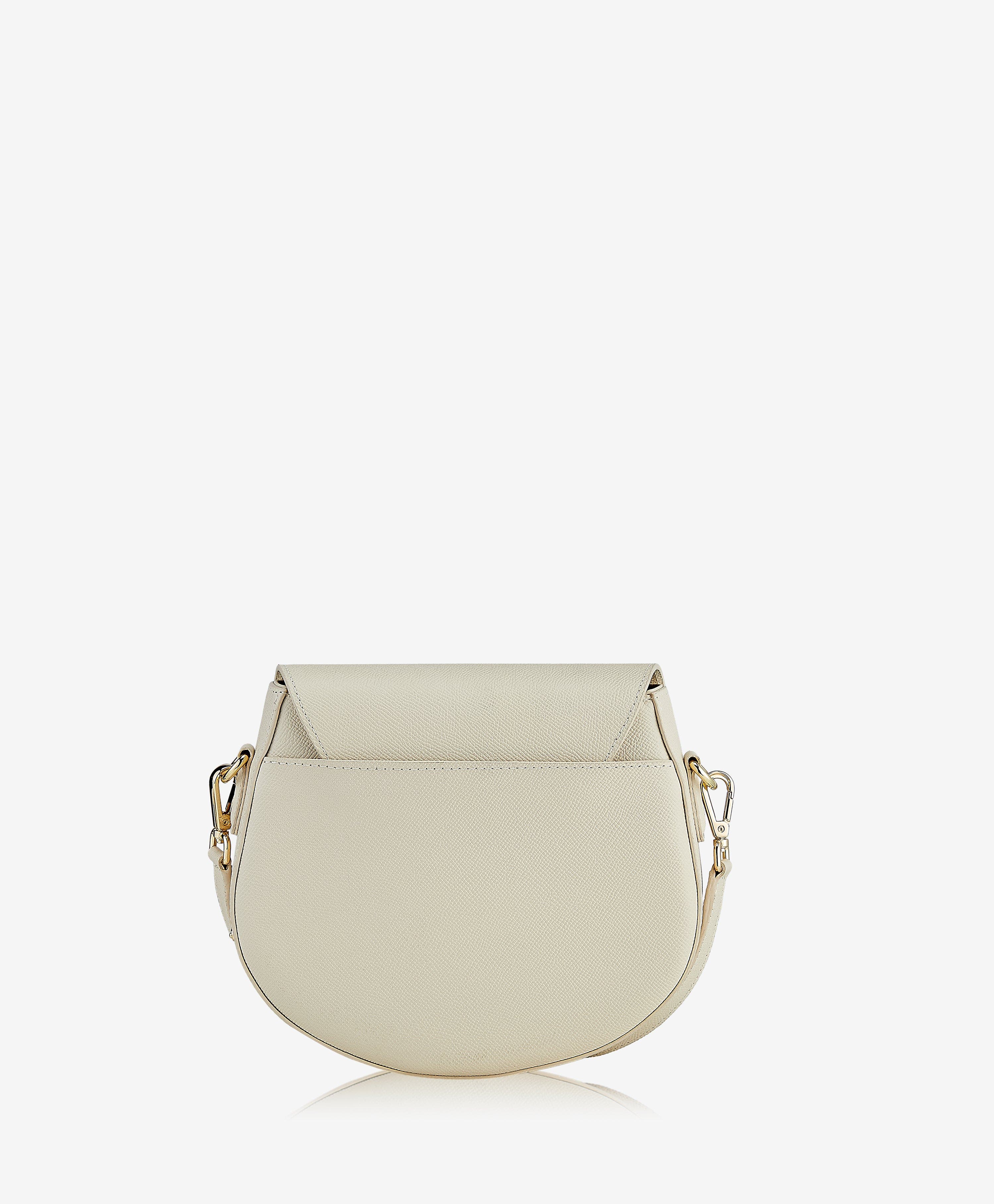GiGi New York Sophia Saddle Bag, Alternate, color, Ivory