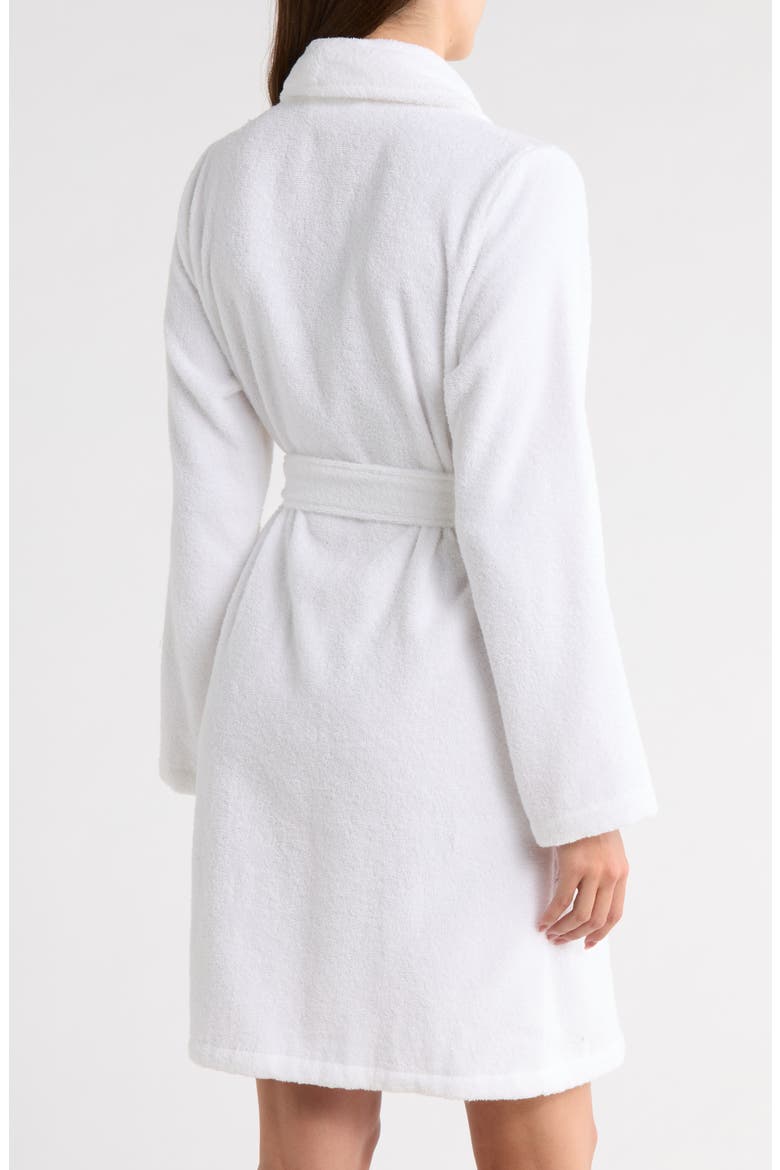 Cotton Terry Robe, Alternate, color, WHITE