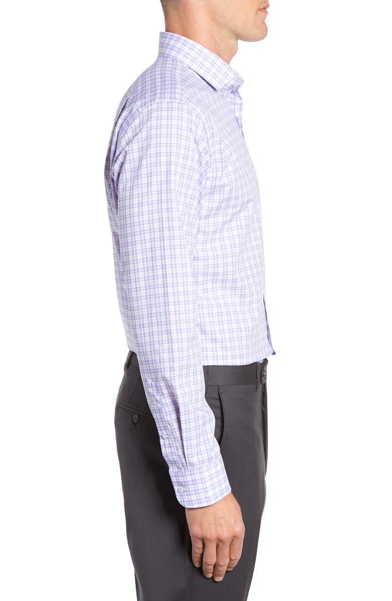 1901 Trim Fit Plaid Dress Shirt, Alternate, color, 