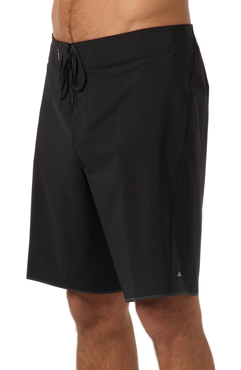 O'Neill Hyperfreak Tech Solid Board Shorts, Alternate, color, Black