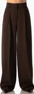 IVONNE Fluid High-rise Pleated Wide-leg Trousers