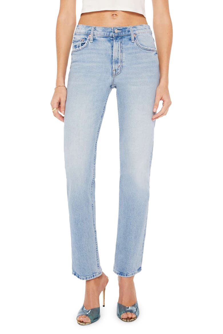The Smarty Pants Skimp High Waist Straight Leg Jeans, Main, color, DONT BE A SQUARE