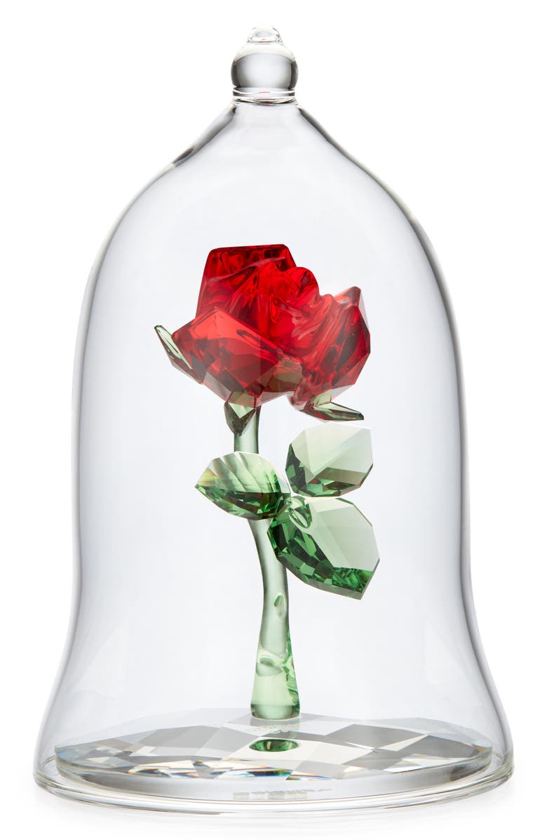 Swarovski x Disney Beauty and the Beast Crystal Enchanted Rose, Main, color, 