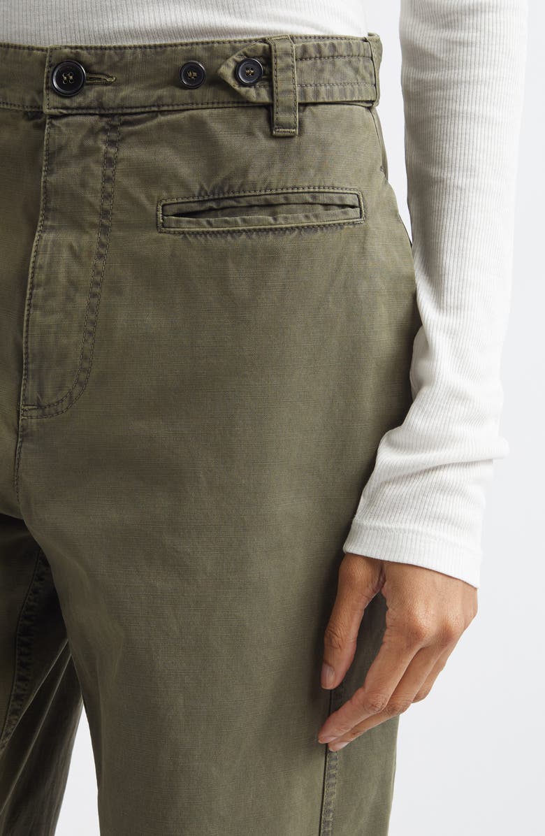 JW Anderson Cotton Straight Leg Cargo Pants, Alternate, color, Khaki