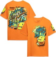 Classic Ink Men's Classic Ink Orange Chase Elliott #9 Neon Xxplosion T-Shirt