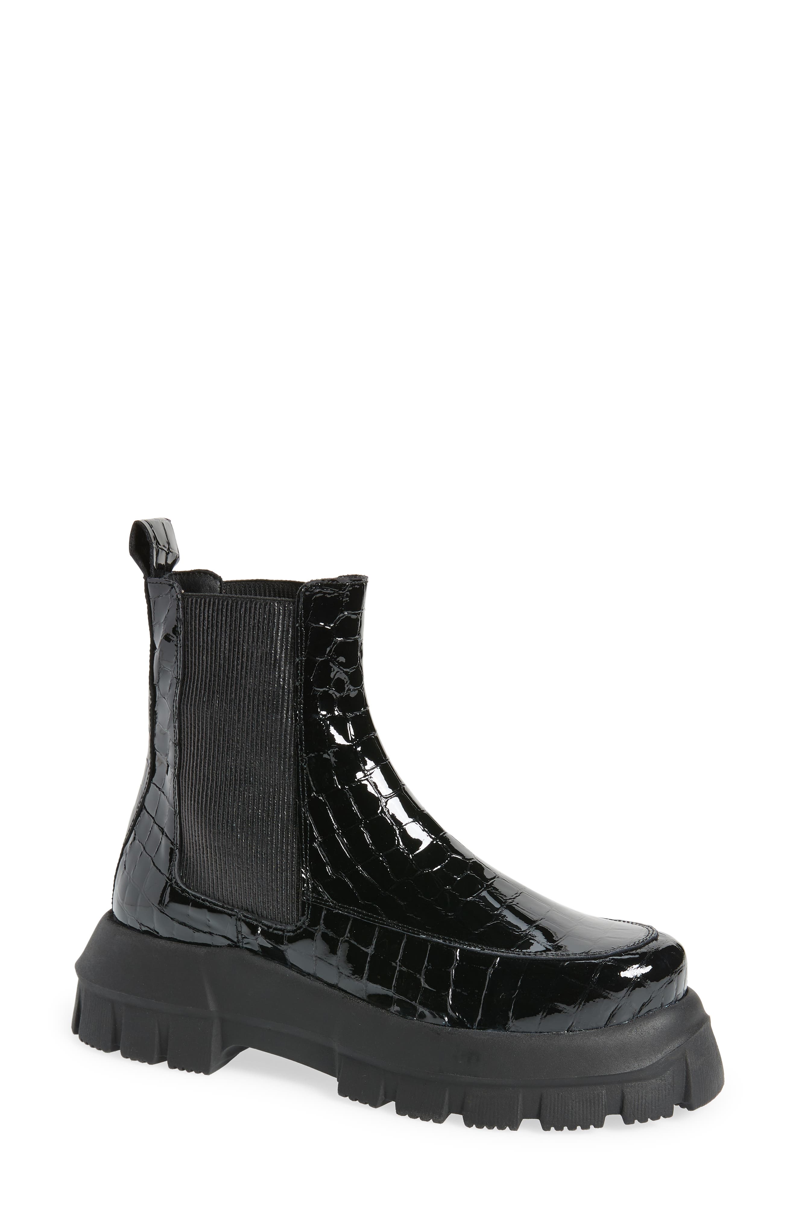 Topshop Alpha Platform Chelsea Boot, Main, color, 