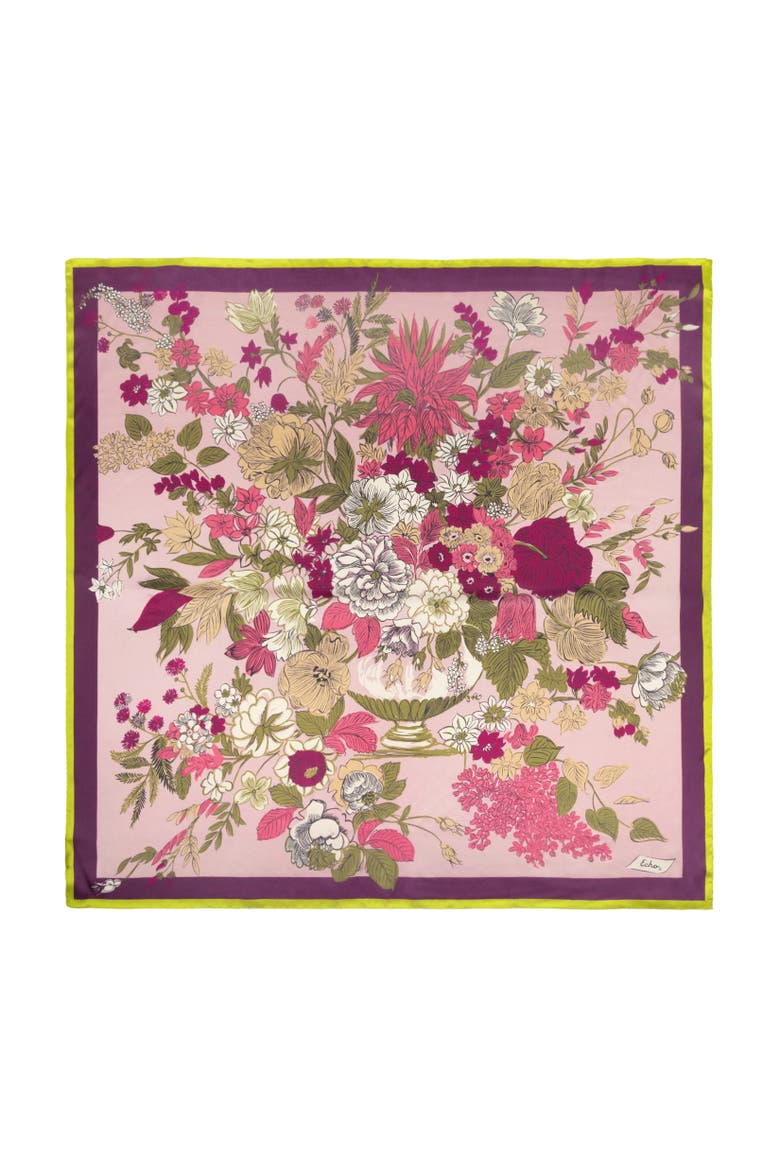 Vase Silk Square, Alternate, color, Dusty Rose