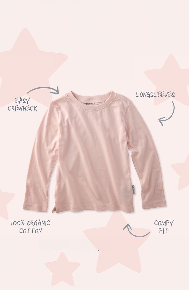 BUTTERBLU Kids' London Assorted 10-Pack Organic Cotton T-Shirt, Alternate, color, Sorbet Frost Rainbow