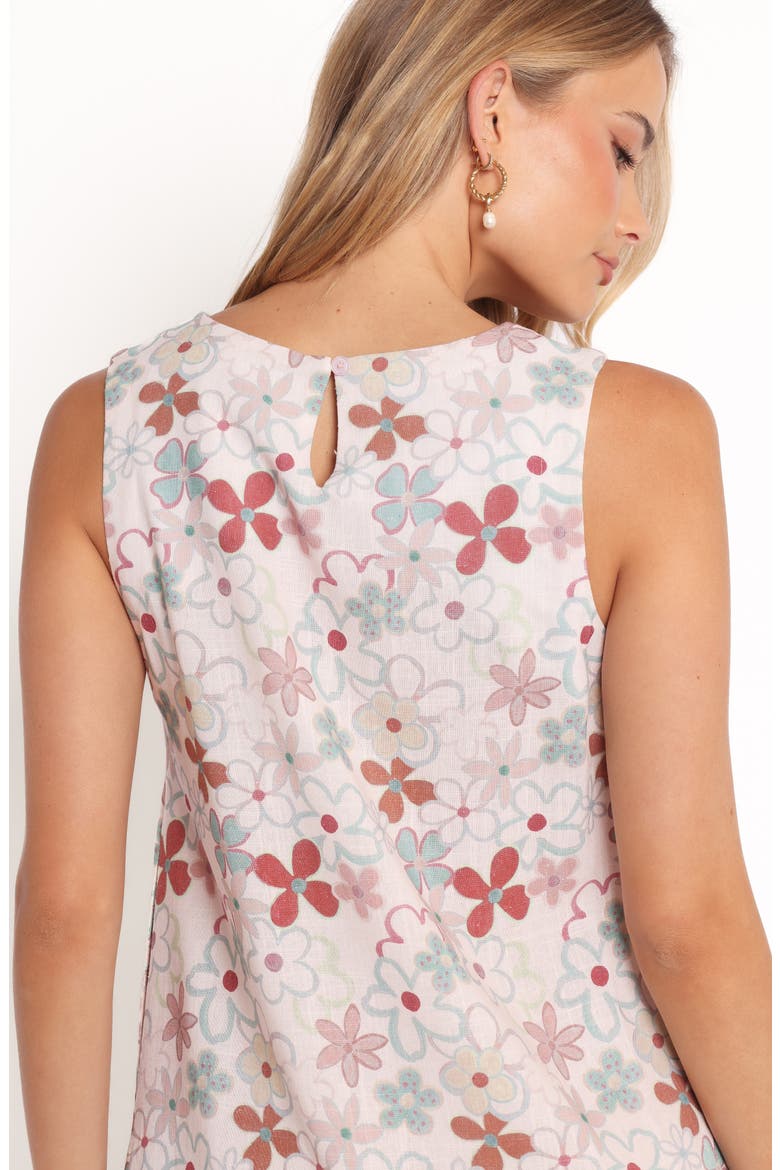 Zoe Floral Print Minidress, Alternate, color, MIRABELLE FLORAL