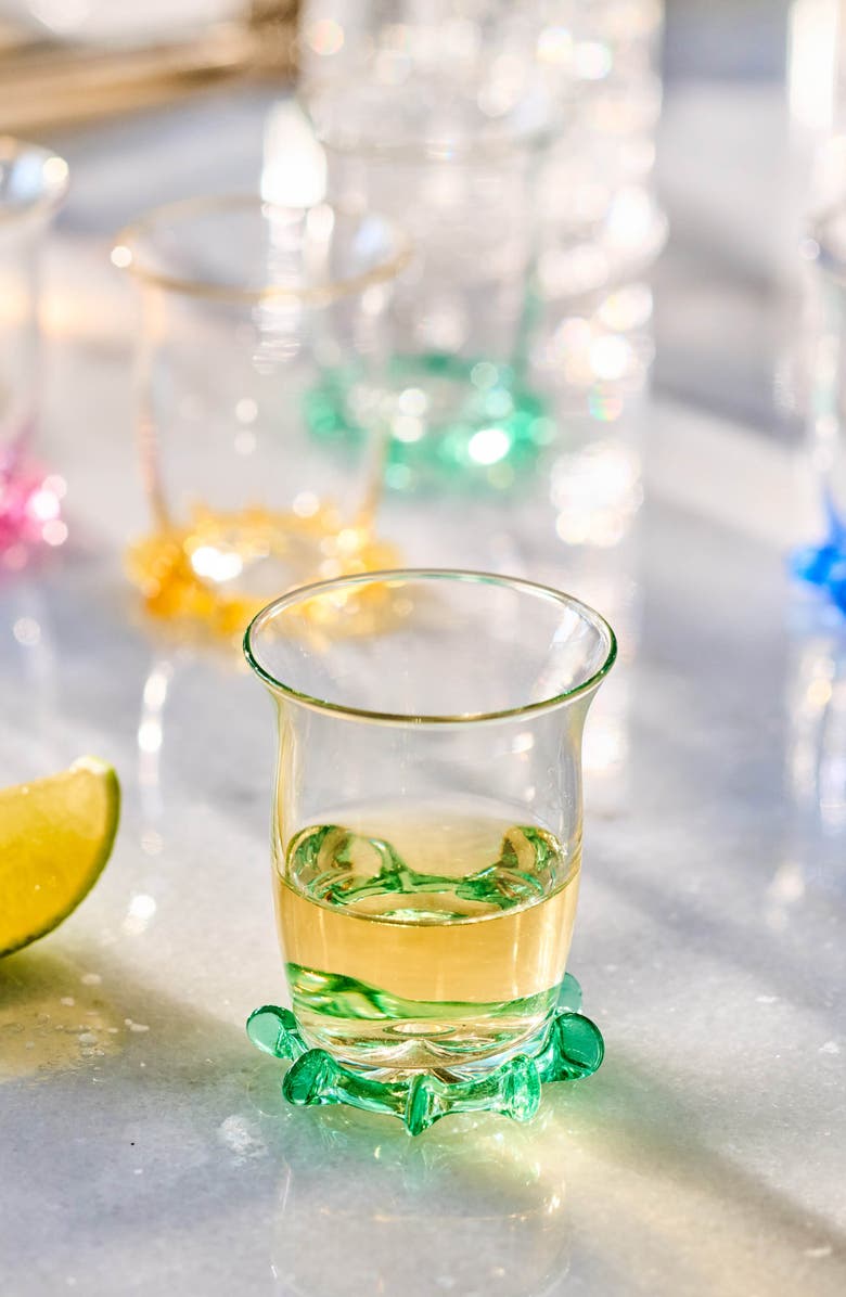 Juliska Harriet Shot Glass, Alternate, color, Watercress