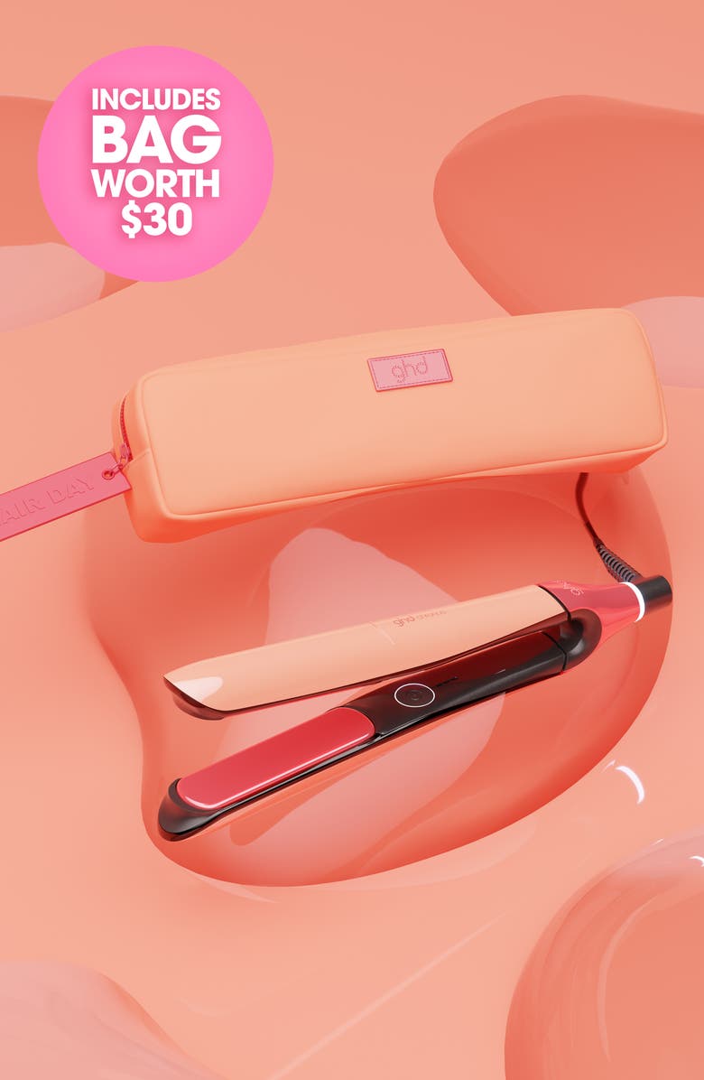 ghd Chronos Styler 1-Inch Flat Iron in Sun-Kissed Peach, Alternate, color, Peach