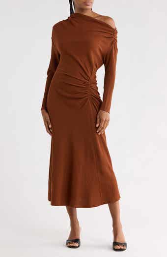 Piper Ruched Long Sleeve Dress