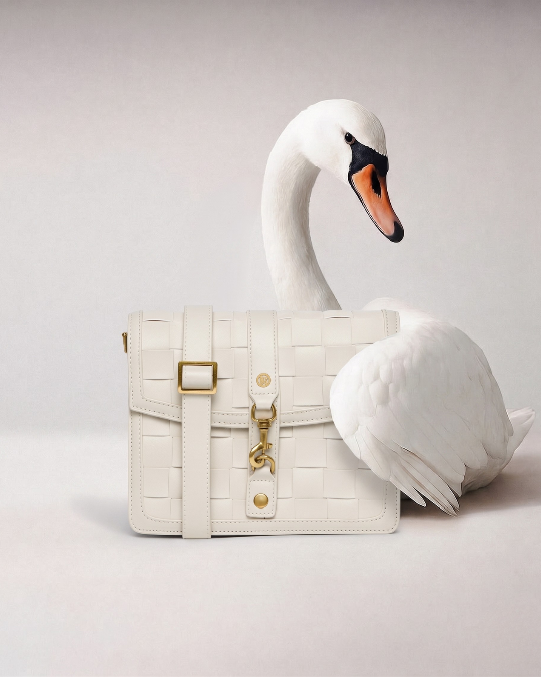 Daisy White Vegan Shoulder & Crossbody Bag, Alternate, color, White