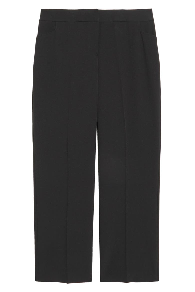Elastic Back Pants, Alternate, color, BLACK