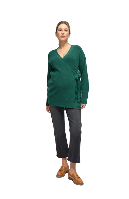 Ingrid & Isabel The Wrap Maternity And Nursing Cardigan In Green