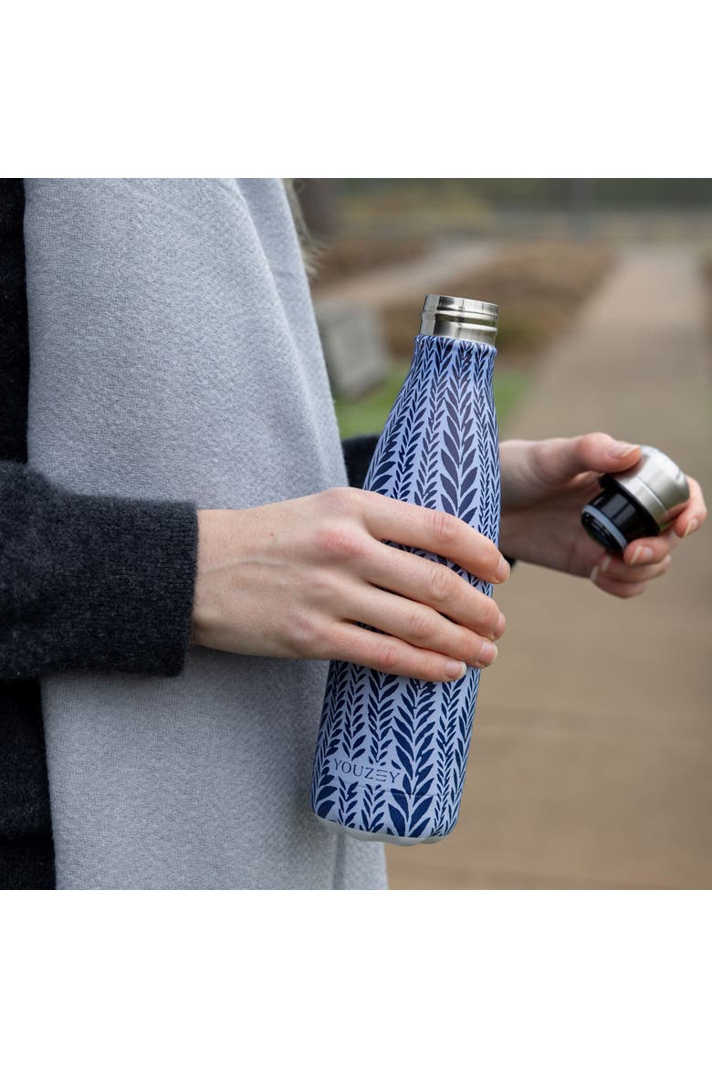 The Vine Water Bottle, Alternate, color, Blue