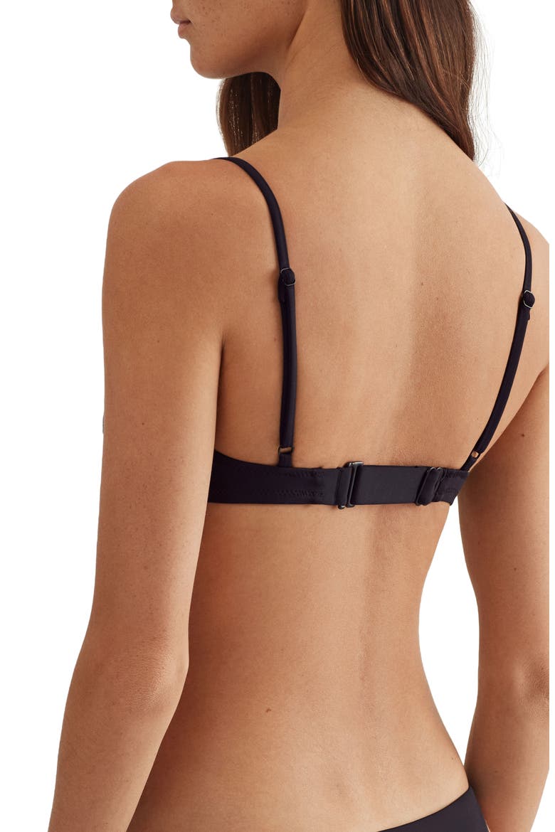 Underwire Bikini Top, Alternate, color, BLACK