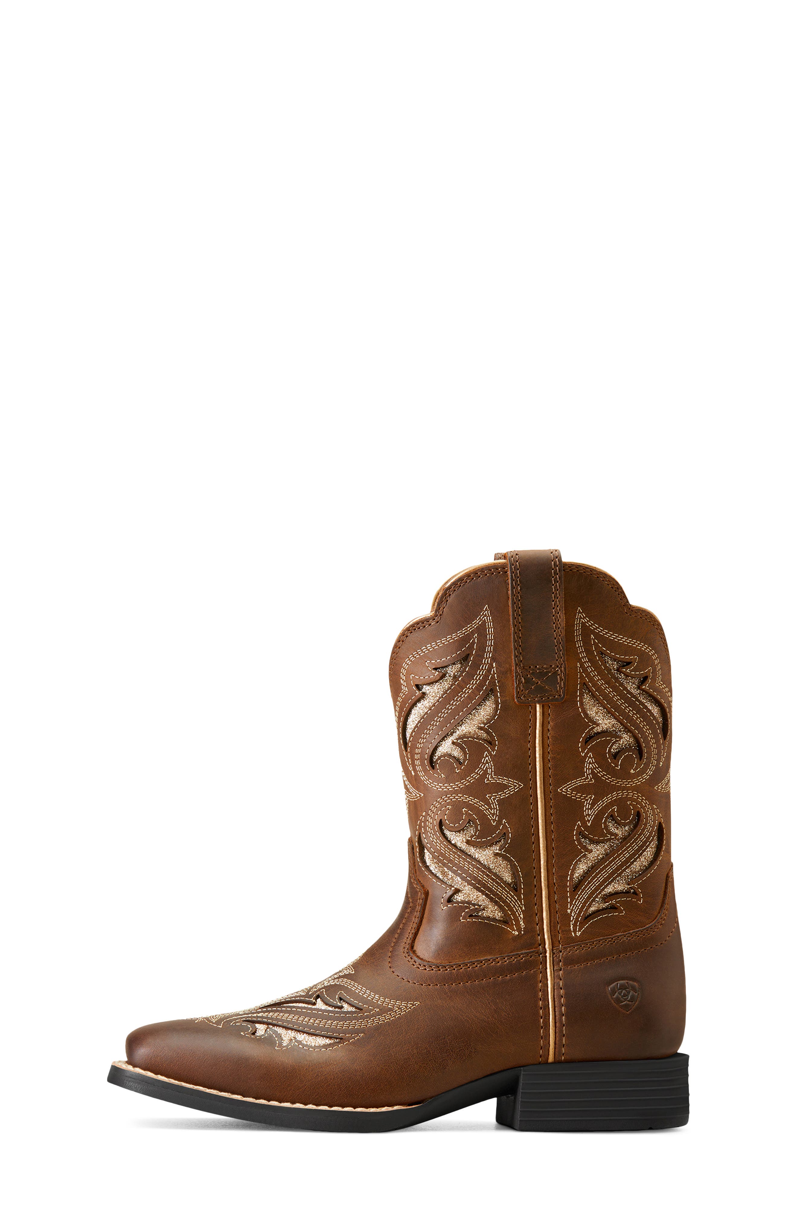 Ariat Kids' Round Up Bliss Western Boot, Alternate, color, Sassy Brown