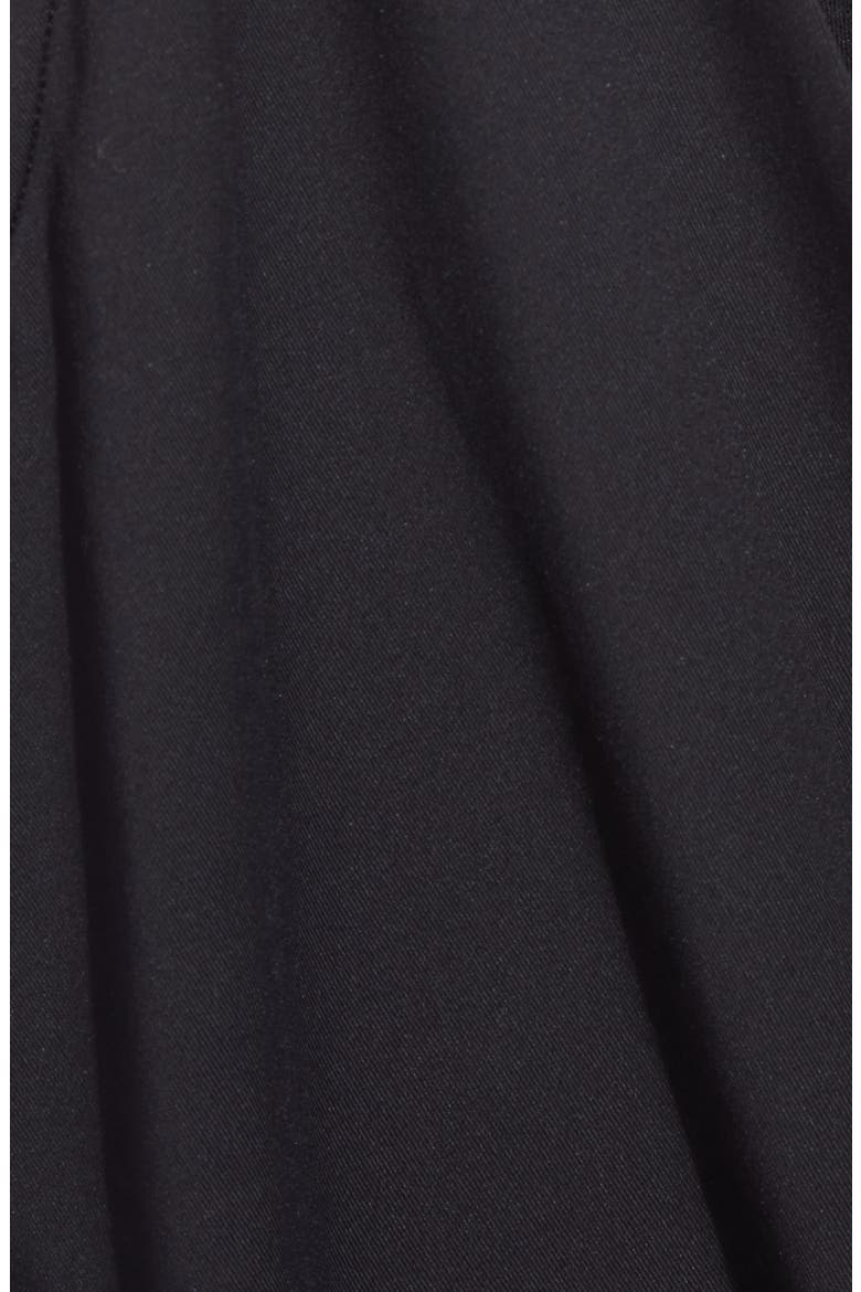 Inaya Double Crossover Top, Alternate, color, BLACK