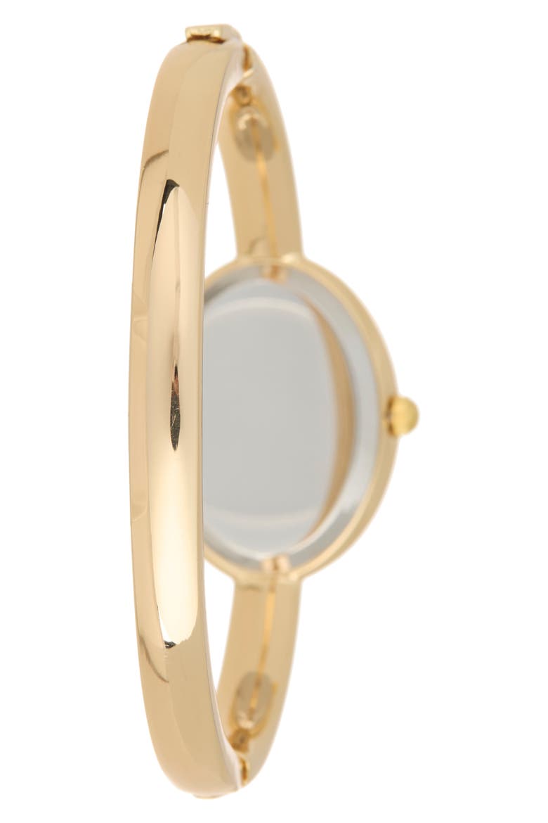 Oval Bangle Watch & Tennis Bracelet Set, Main, color, GOLD