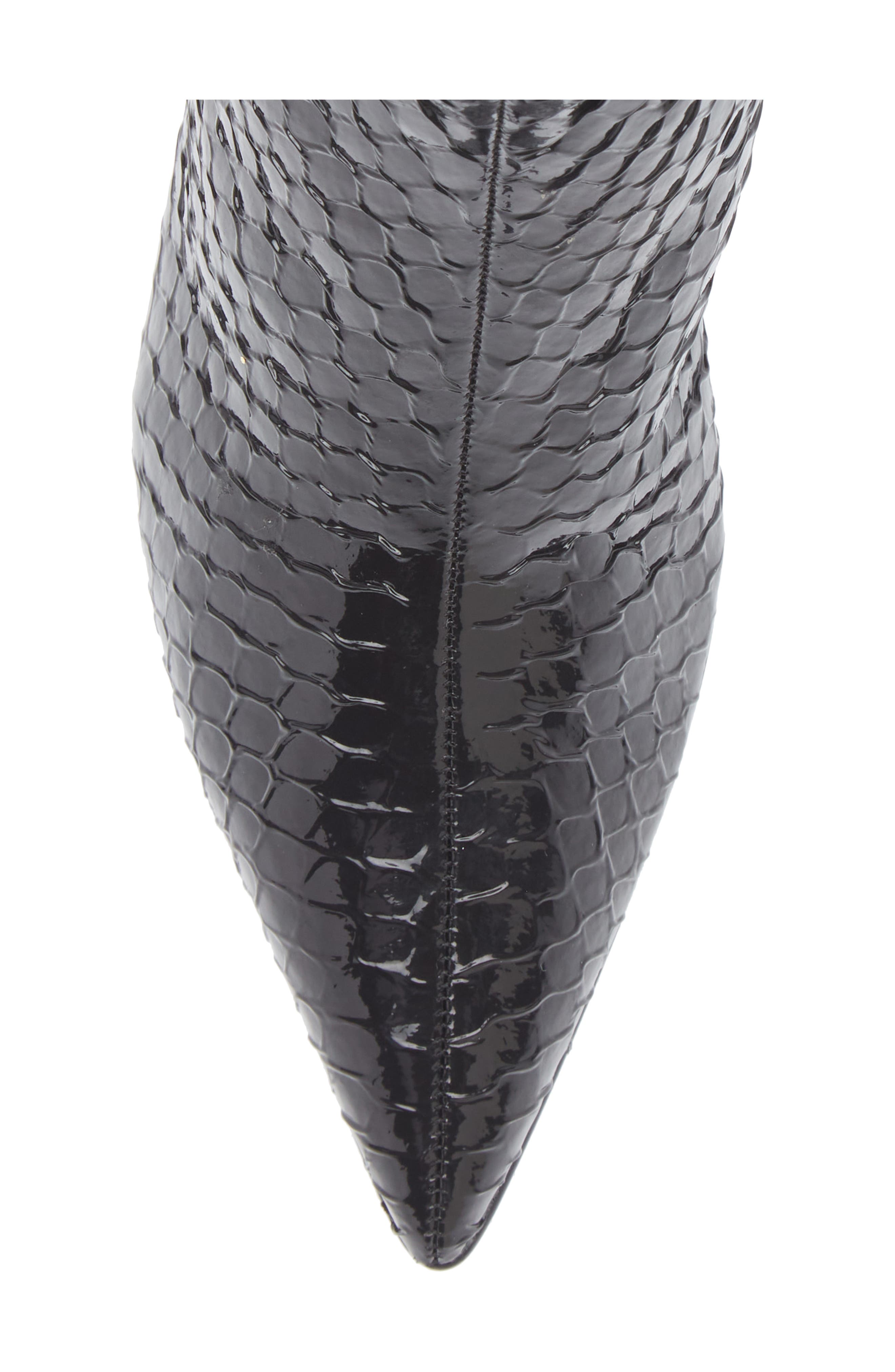 Steve Madden Leena Pointed Toe Bootie, Alternate, color, Black Mult