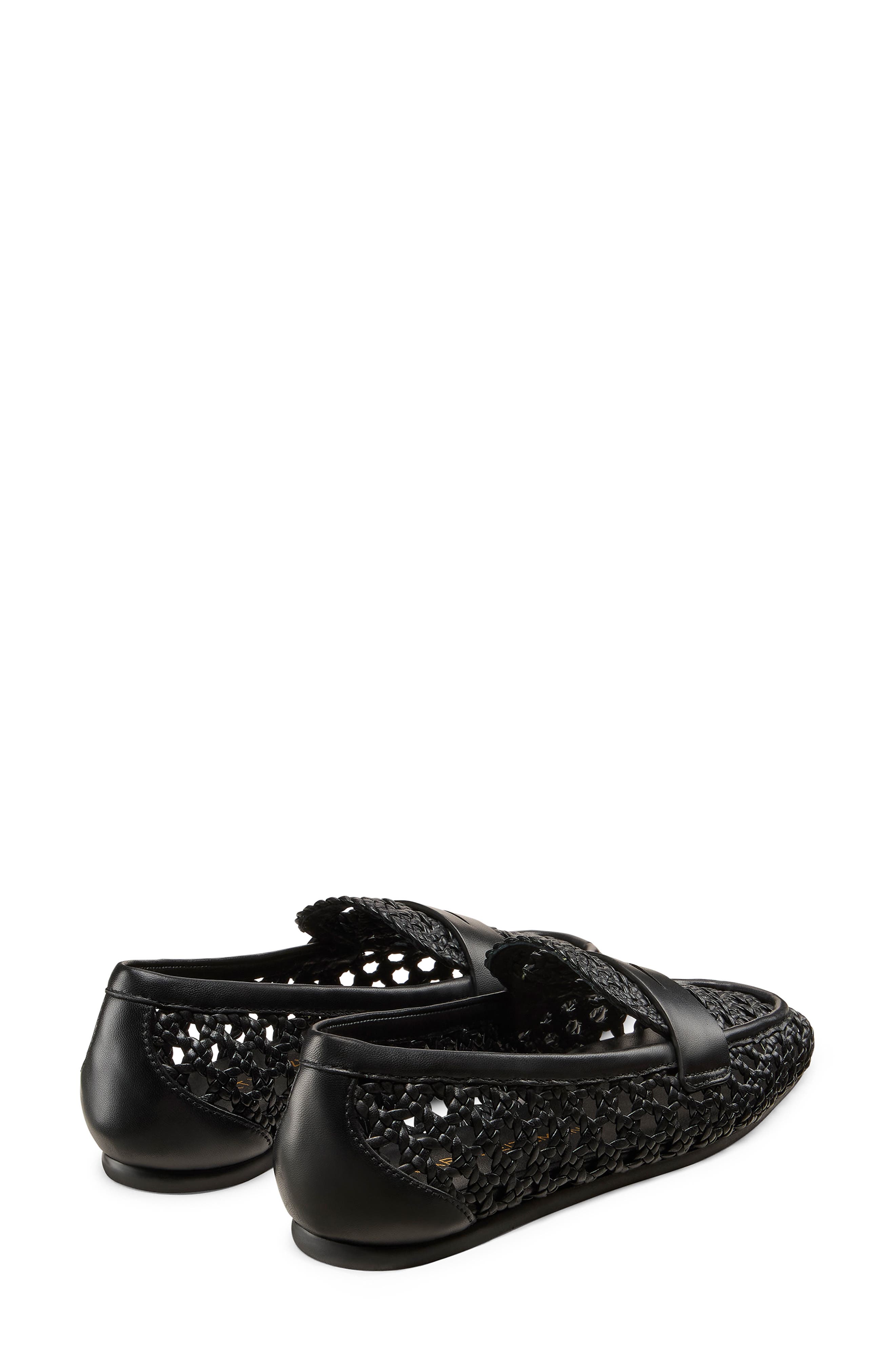 Stuart Weitzman Thea Penny Loafer, Alternate, color, Black