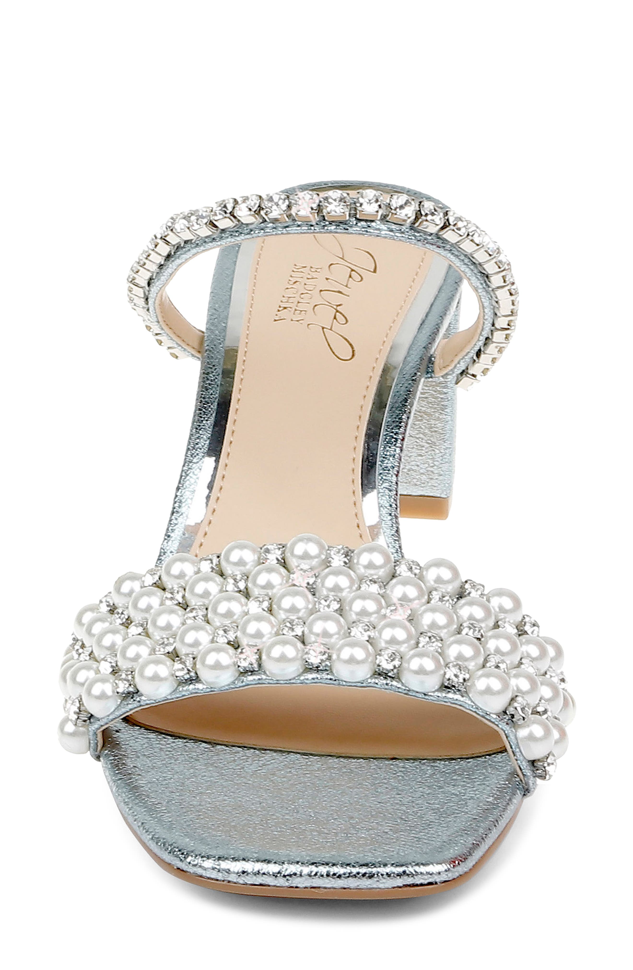 Orsen Embellished Slide Sandal, Alternate, color, LIGHT BLUE