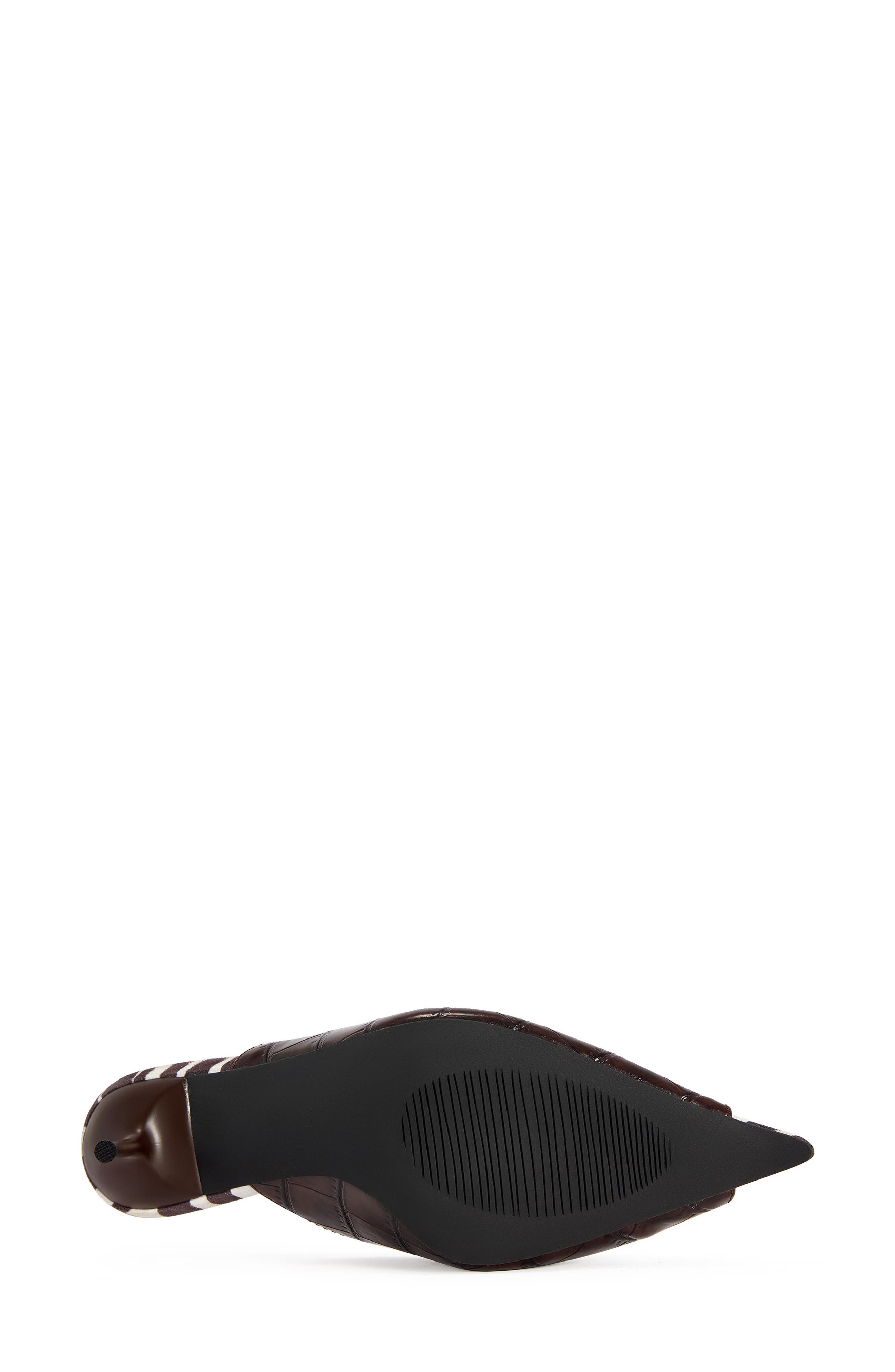 Montserrat Peep Toe Mule, Alternate, color, BROWN MULTI