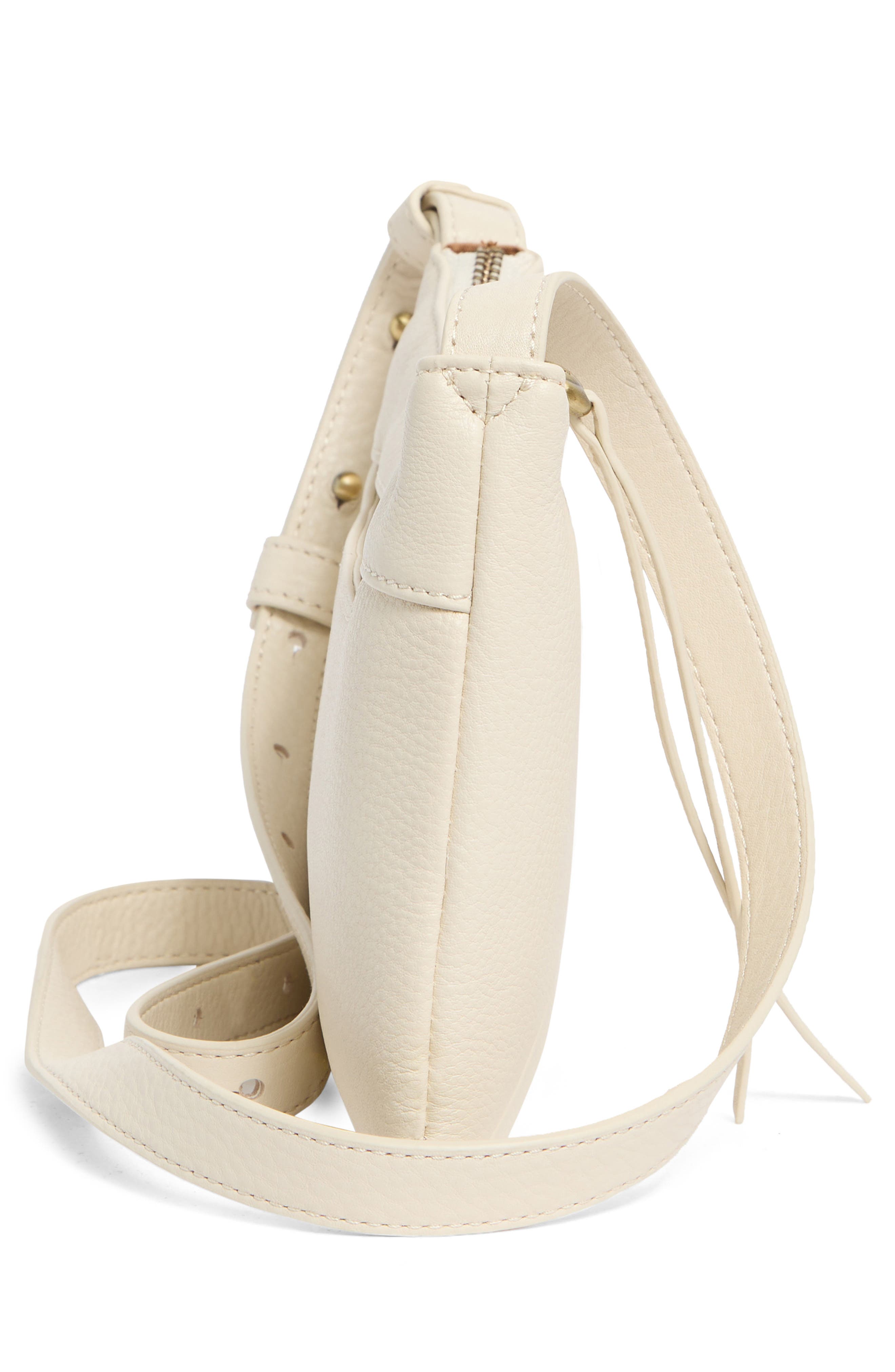 HOBO Paulette Small Crossbody Bag, Alternate, color, Ivory