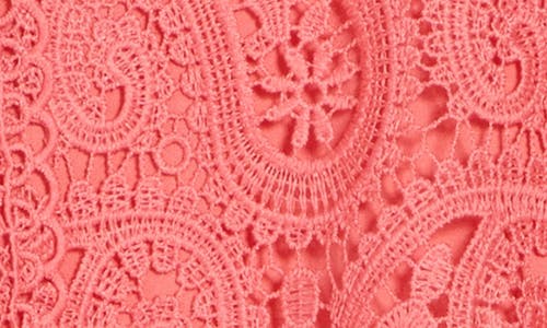 Ellen Tracy Sleeveless Lace Top In Pink