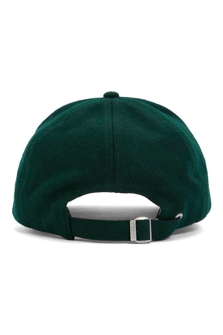 Bowery Wool Blend Baseball Cap, Alternate, color, FOREST GREEN