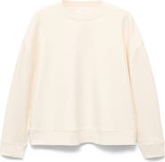 MANGO Crewneck Cotton Sweatshirt