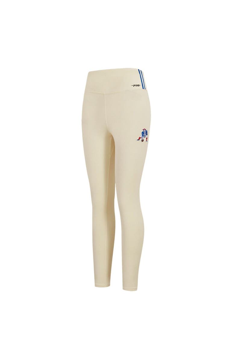 PRO STANDARD Women's Pro Standard Cream New England Patriots Retro Classic Jersey Leggings, Alternate, color, 