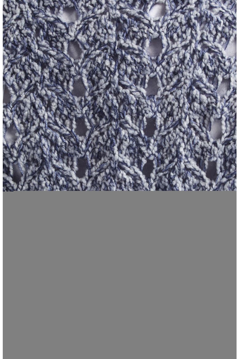Open Stitch Wool Blend Sweater, Alternate, color, 11 BLUE