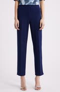 Anne Klein Hollywood Waist Straight Leg Ankle Pull-On Pants