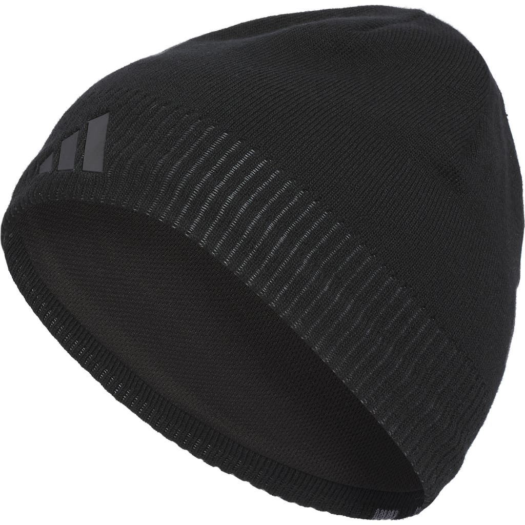 adidas Men's Creator Three Stripe Beanie in Black/carbon Grey/onix Grey at Nordstrom Rack