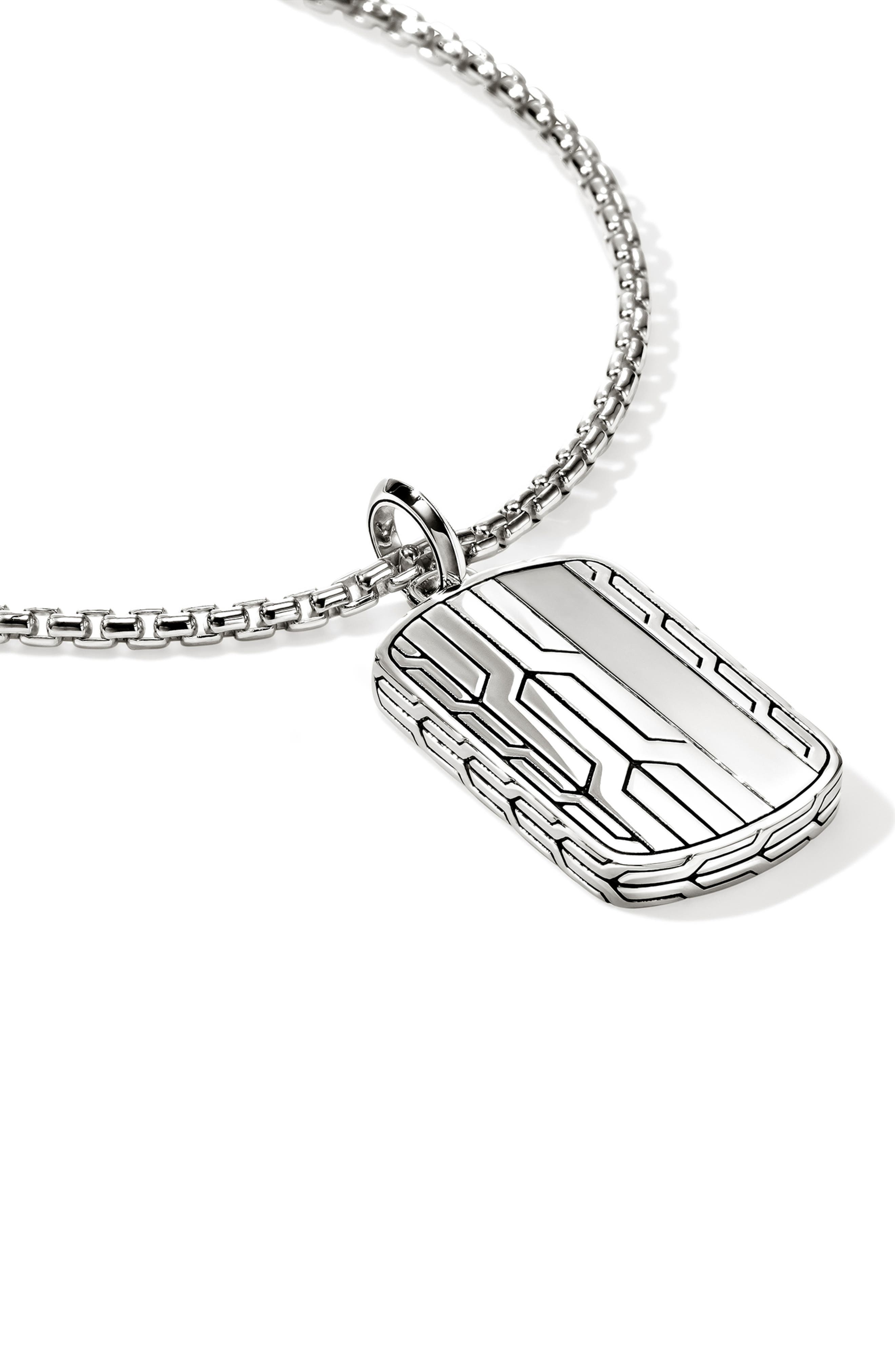 John Hardy Icon 50 Tag Pendant Necklace (Women) | Nordstrom