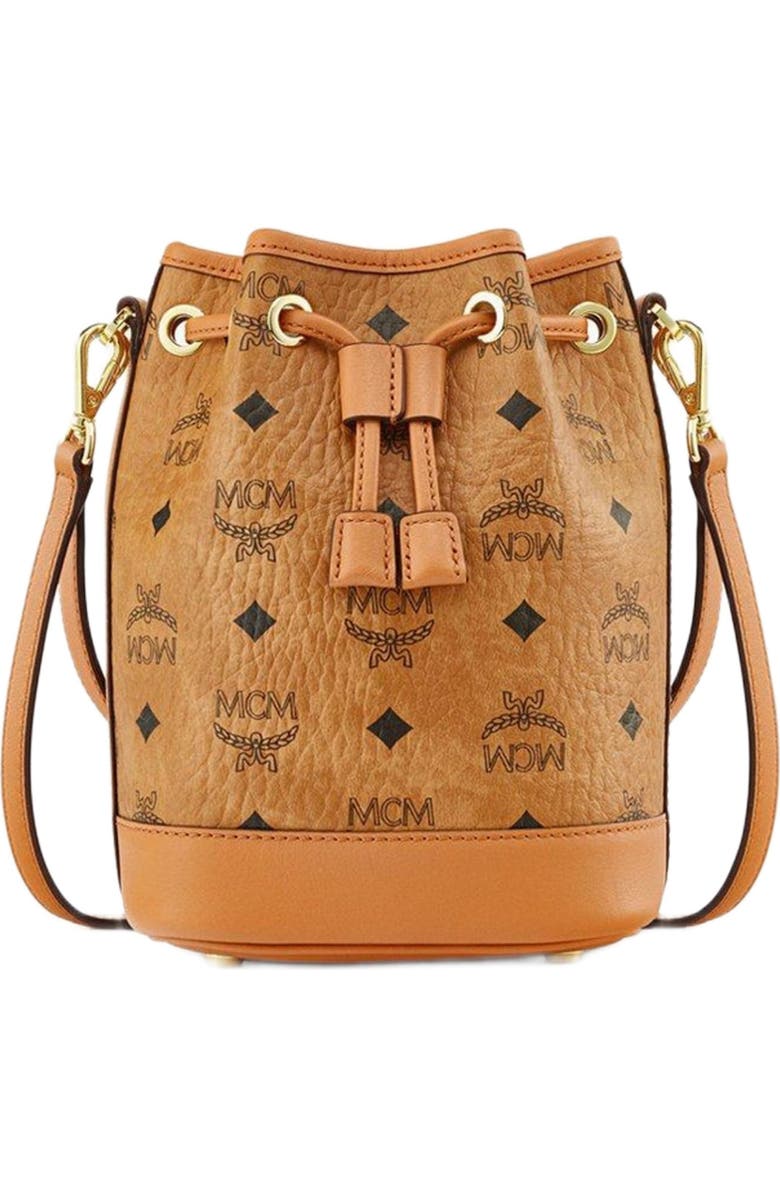 MCM Dessau Drawstring Bag in Visetos, Main, color,